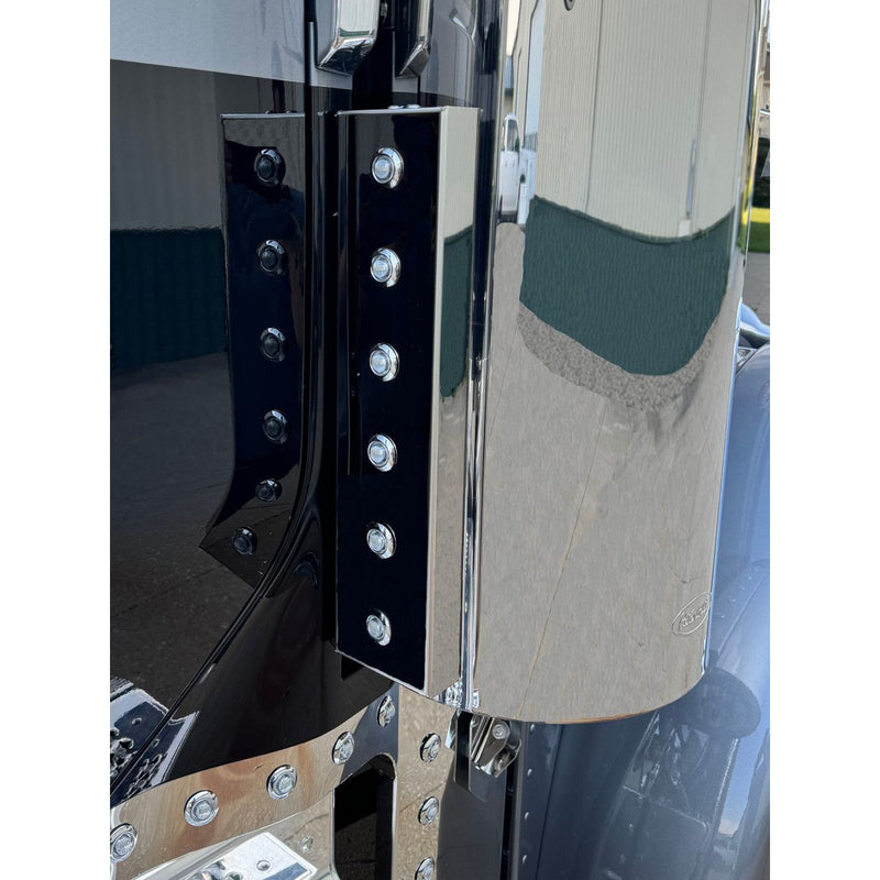 Peterbilt 589 Air Breather Panel - Strapless Design - Back Side (Choose Light Configuration)