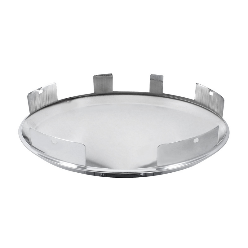 Universal Stainless Pointed Front Hub Cap - 1" Lip