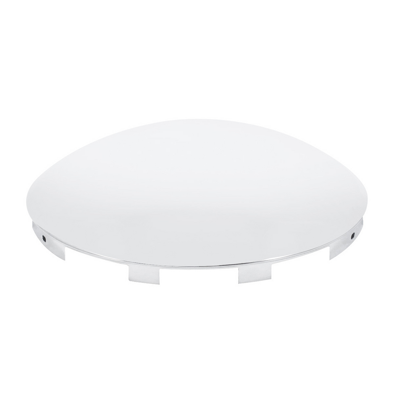Universal Stainless Steel Dome Front Hub Cap - 7/16" Lip