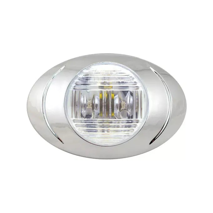 P201359 LITE KIT P3 RED LED CL LENS W/CHROME BEZEL - PL10