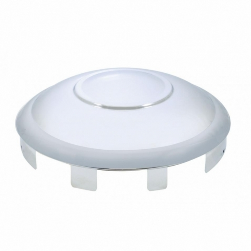 Universal Stainless Steel Classic Front Hub Cap - 1" Lip