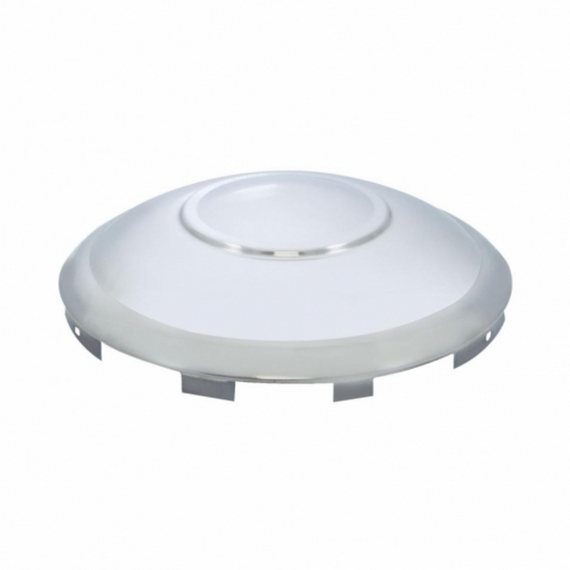 Universal Stainless Steel Classic Front Hub Cap - 7/16" Lip