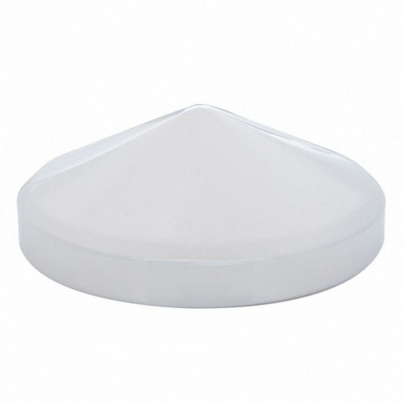 8" Stainless Pointed Rear Hub Cap