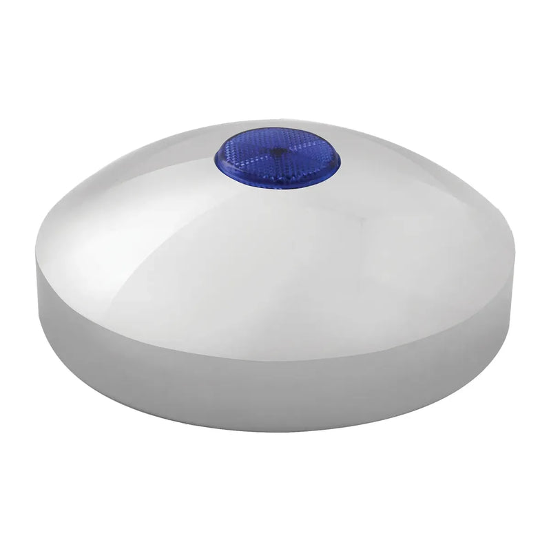 20201 BLUE Rear Hub Caps with 2â€³ Top Mounted Reflector Light Gray