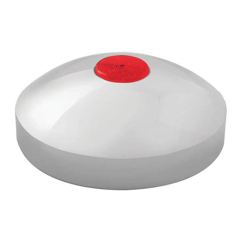 20204 Rear Hub Caps with 2â€³ Top Mounted Reflector Light Gray