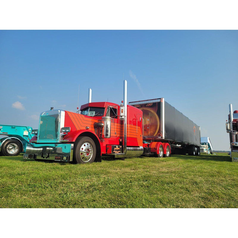 107A-054-1103 7"x54" Mitered Exhaust Stack Cadet Blue