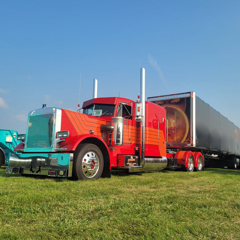 107A-030-1103 7"x30" Mitered Exhaust Stack Cadet Blue