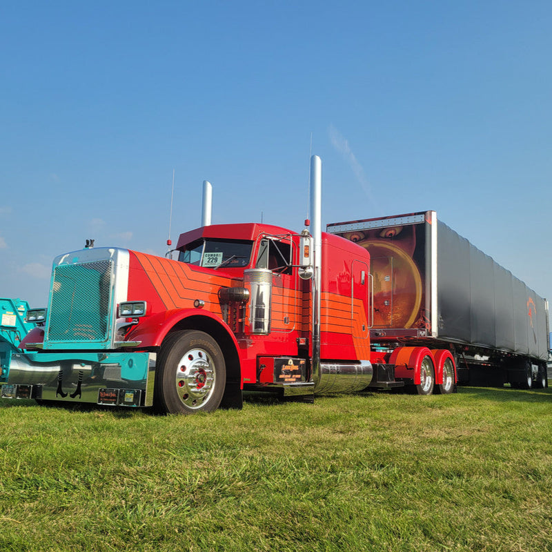 107A-044-1103 7"x44" Mitered Exhaust Stack Cadet Blue