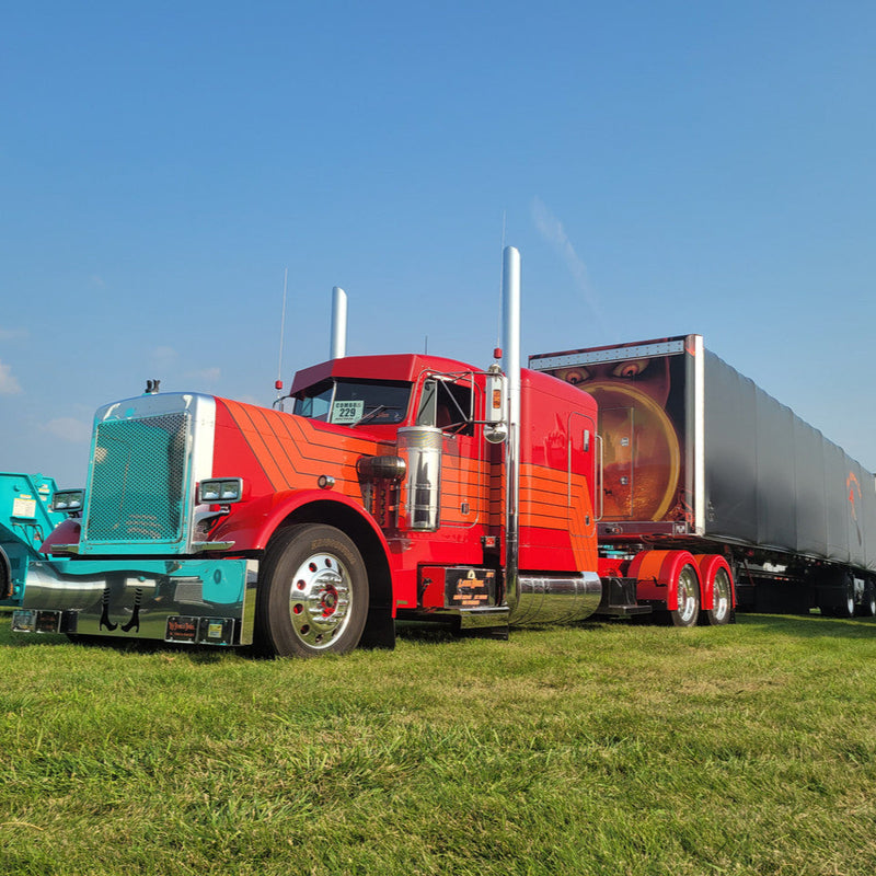 107A-036-1103 7"x36" Mitered Exhaust Stack Cadet Blue