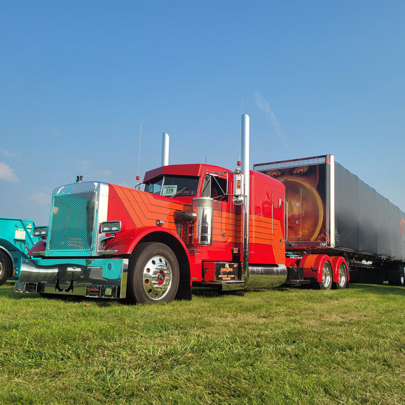 107A-024-1103 Mitered Exhaust Stack Cadet Blue