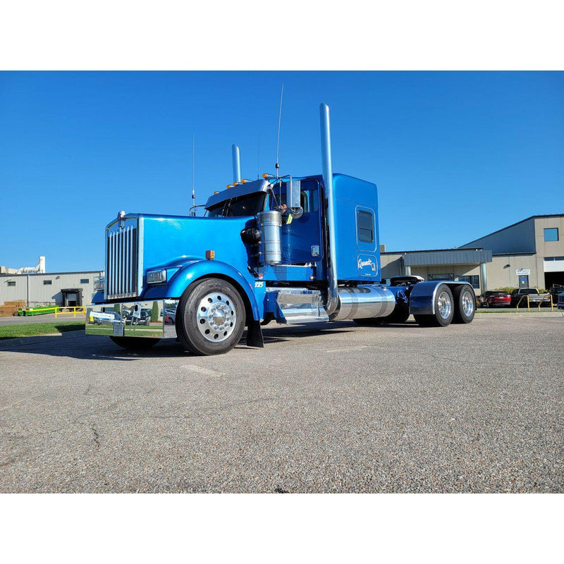 105A-024-1103  5"x24" Mitered Exhaust Stack EXHAUST Steel Blue