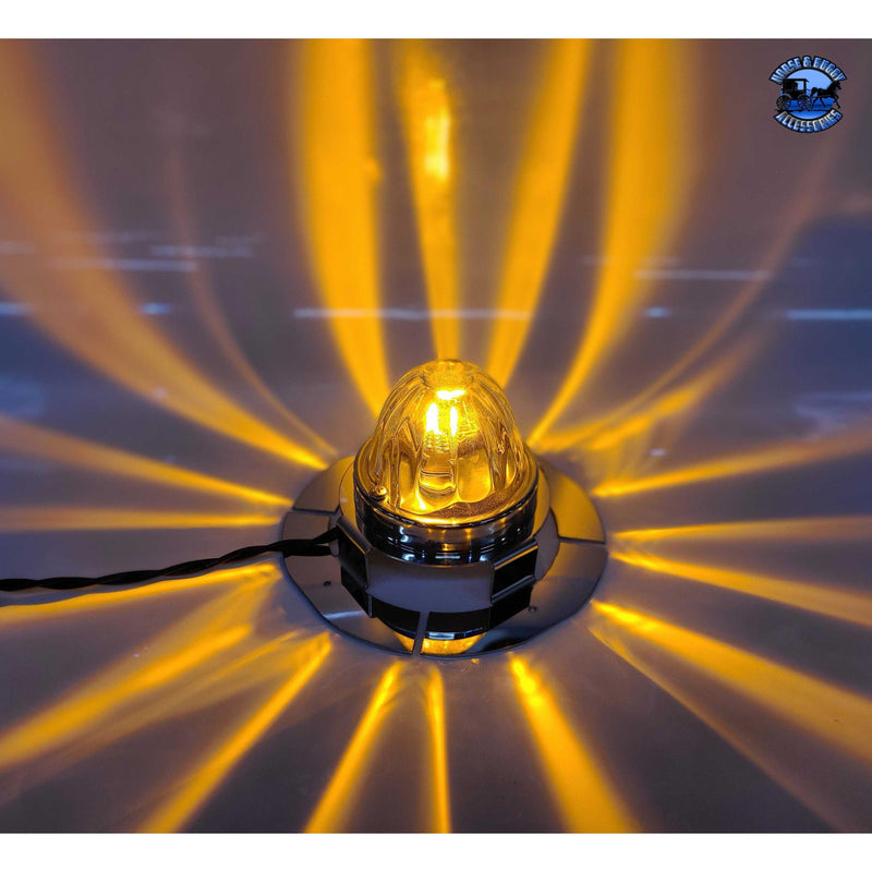 UNIVERSAL WATERMELON 13" & 15" AIR CLEANER INSIDE LIGHT BRACKET (SOLD AS PAIR) #1732 Dim Gray