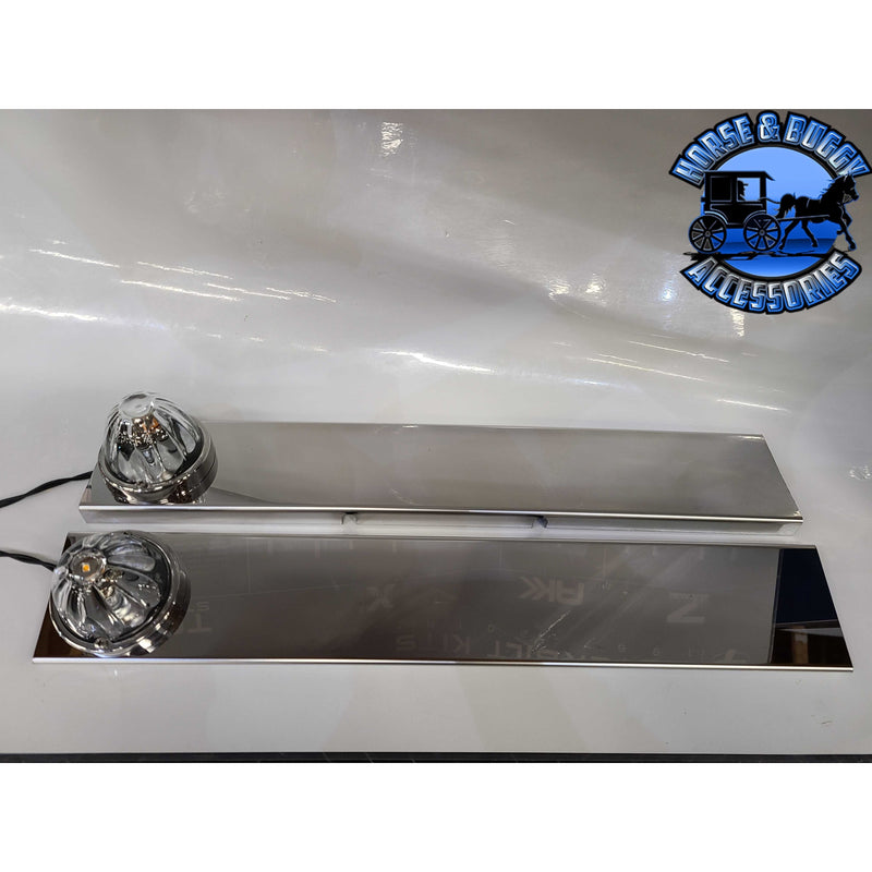 NU-1703-front PETERBILT FRONT BREATHER PANELS-1 WM BOTTOM FULL LENGTH AIR CLEANER BRACKET Dark Gray