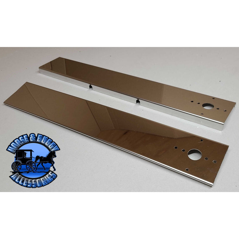 Rear Peterbilt Watermelon Air Cleaner Bar (Sold in Pairs) (fits 15" breathers) #1710 AIR CLEANER BRACKET Gray