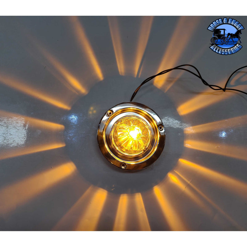 Grand General Watermelon Bunk Adapter Stainless Steel Flange Mount Bezel #87142 watermelon Dim Gray