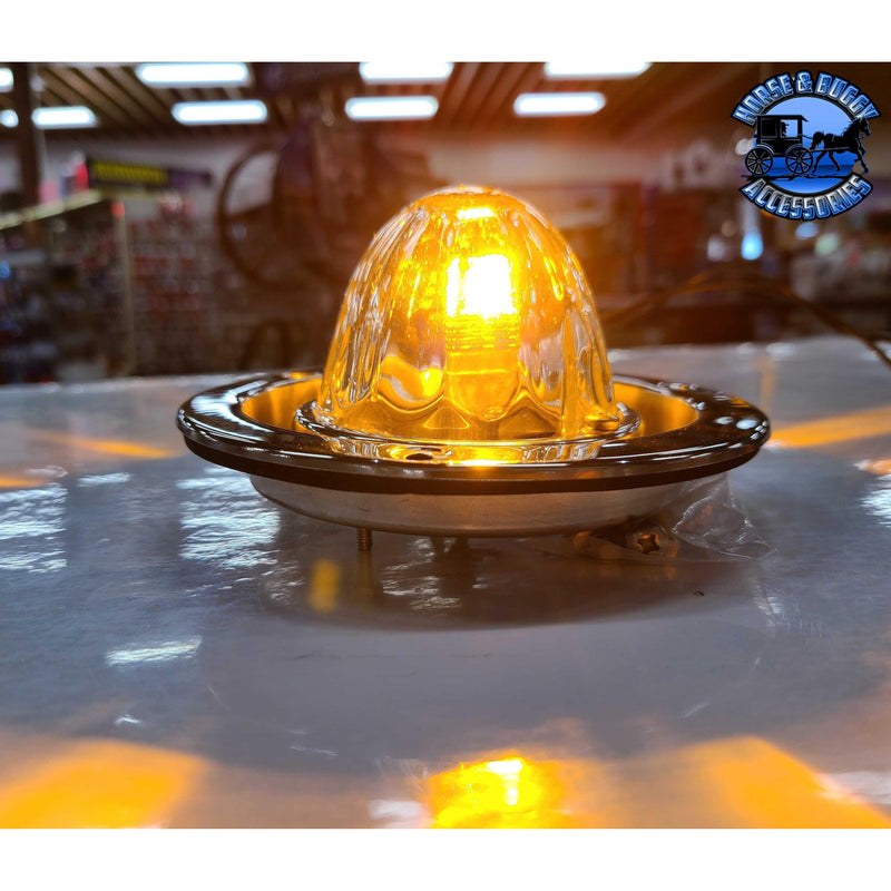 Grand General Watermelon Bunk Adapter Stainless Steel Flange Mount Bezel #87142 watermelon Dim Gray