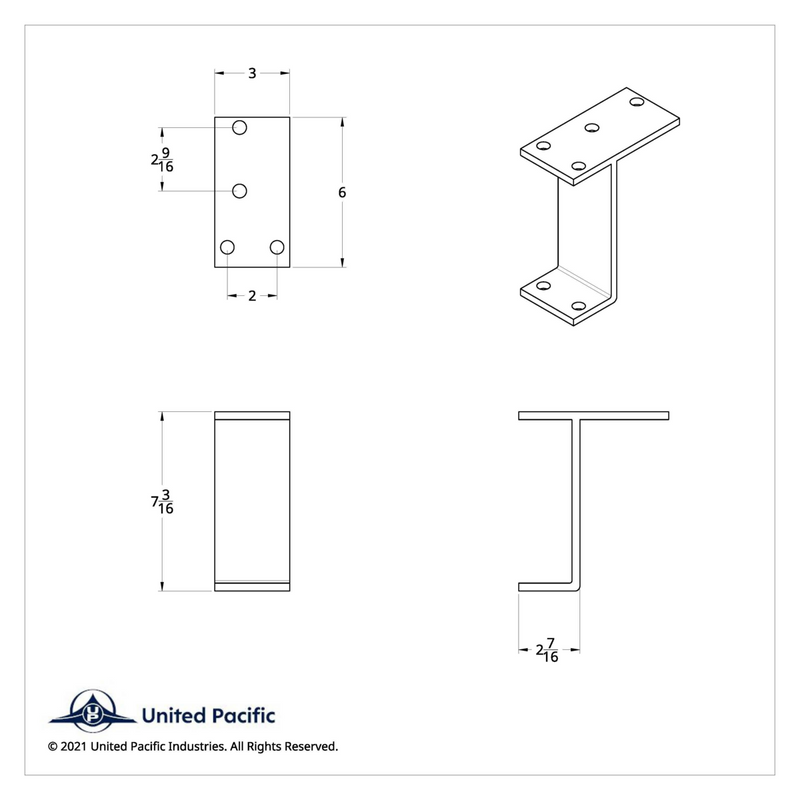 Black Mounting Bracket