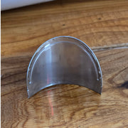 VISOR ROUND SMALL, S.S. FOR BUS/CAB LIGHT KIT w/S.S. RIM Rosy Brown