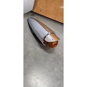 VISOR ROUND SMALL, S.S. FOR BUS/CAB LIGHT KIT w/S.S. RIM Rosy Brown