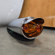 VISOR ROUND SMALL, S.S. FOR BUS/CAB LIGHT KIT w/S.S. RIM Rosy Brown