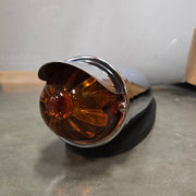 VISOR ROUND SMALL, S.S. FOR BUS/CAB LIGHT KIT w/S.S. RIM Rosy Brown