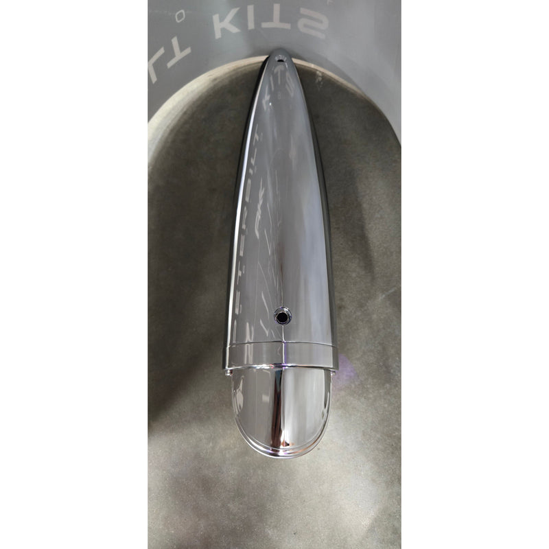 VISOR ROUND SMALL, S.S. FOR BUS/CAB LIGHT KIT w/S.S. RIM Dim Gray