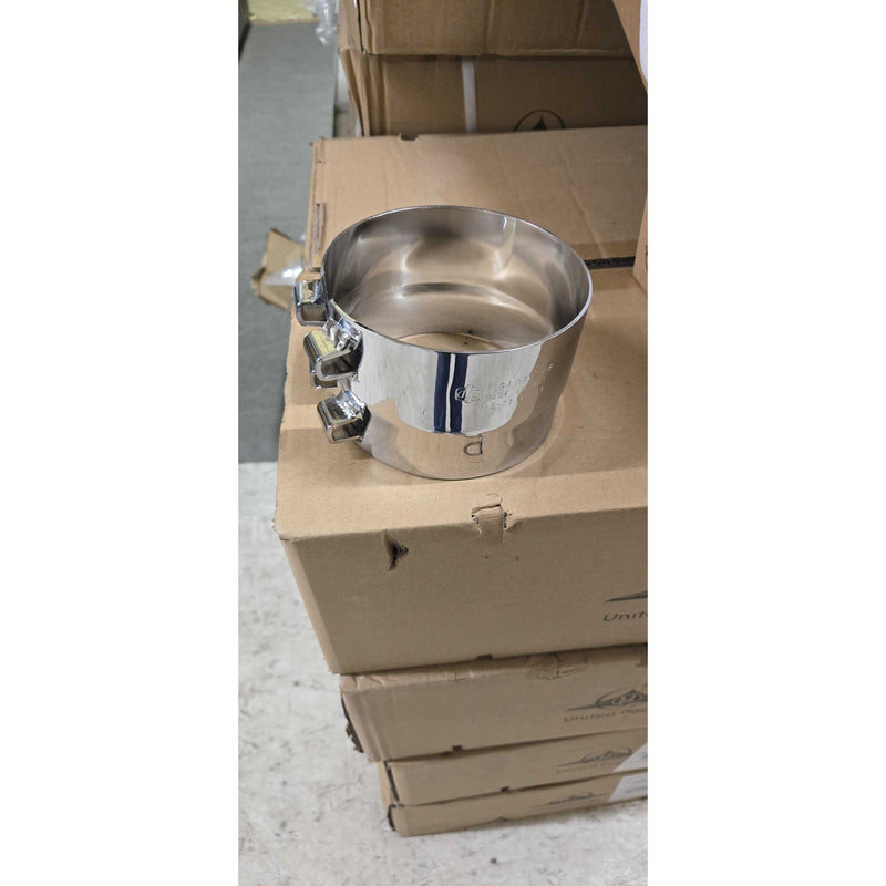 DP-50SJ-500-2SCP 5'' PETE WIDE BAND SOCKET EXHAUST CLAMP Dim Gray