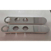 ss-1742 FRONT RADIUS-STYLE PETERBILT 15" AIR CLEANER w/ (3) WATERMELON HOLES ON BOTTOM (SOLD IN PAIRS) (No lights included) AIR CLEANER Slate Gray