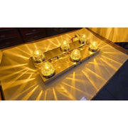 SS-1744 FRONT PETERBILT - Square End LONG Bracket for 15" Air Cleaner - (3) WM Light Holes (SOLD IN PAIRS) Dark Goldenrod