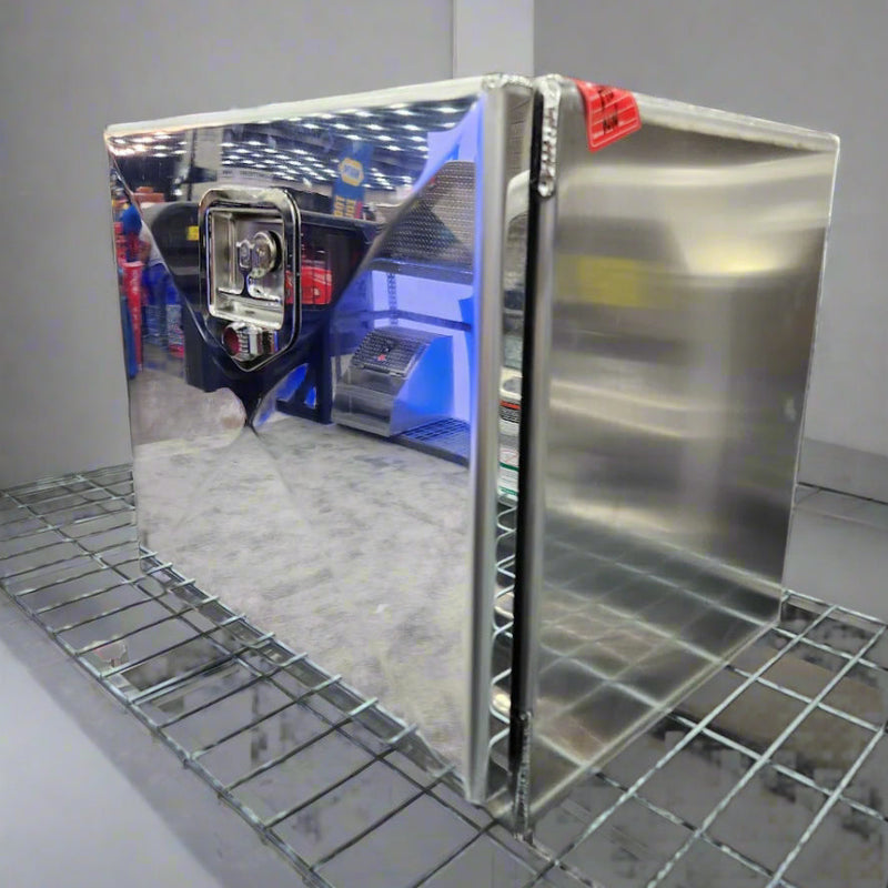 ME-3573 S-Series Aluminum Toolbox 18x17.5x18" Small Single Door Light Slate Gray