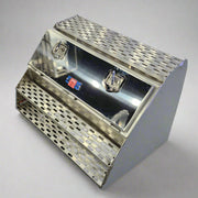 ME-482 Merritt 36" SADDLEBOX W/ SMOTH DOOR & STEP Dark Gray