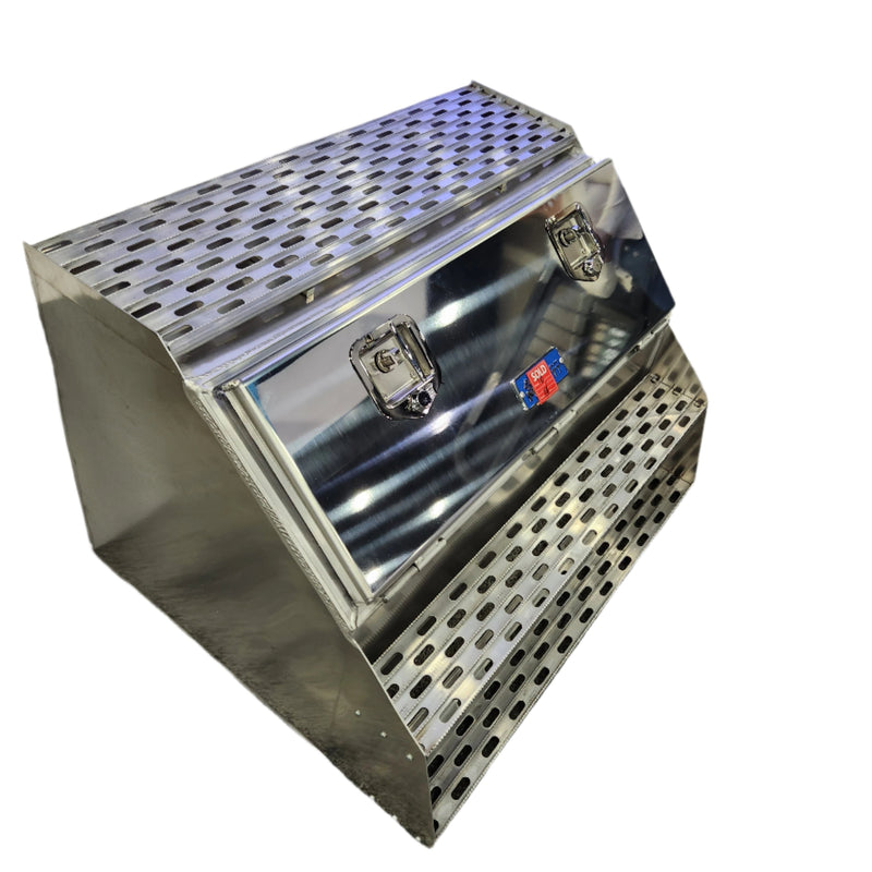 ME-482 Merritt 36" SADDLEBOX W/ SMOTH DOOR & STEP Dark Slate Gray