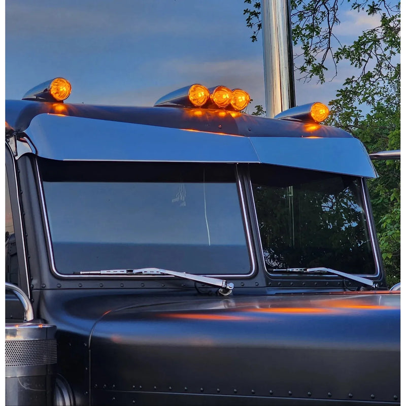 #GGE1 Peterbilt 379/389 304 Polished Stainless Steel Peterbilt OEM Replacement Wiper Arm Dark Slate Blue