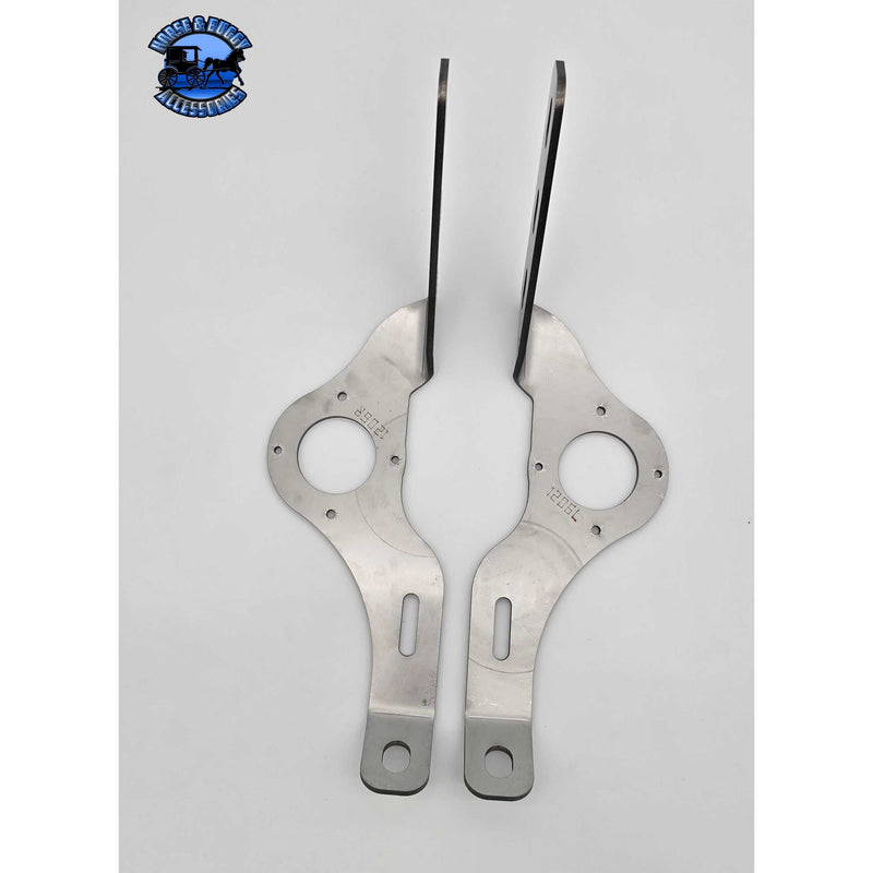 SS-1206 Lower Bumper Brace PETERBILT 388/389/589 18" 20" 22"(W/WATERMELON MOUNT) SOLD BY THE PAIR