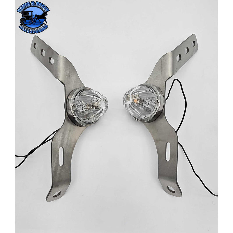 SS-1206 Lower Bumper Brace PETERBILT 388/389/589 18" 20" 22"(W/WATERMELON MOUNT) SOLD BY THE PAIR