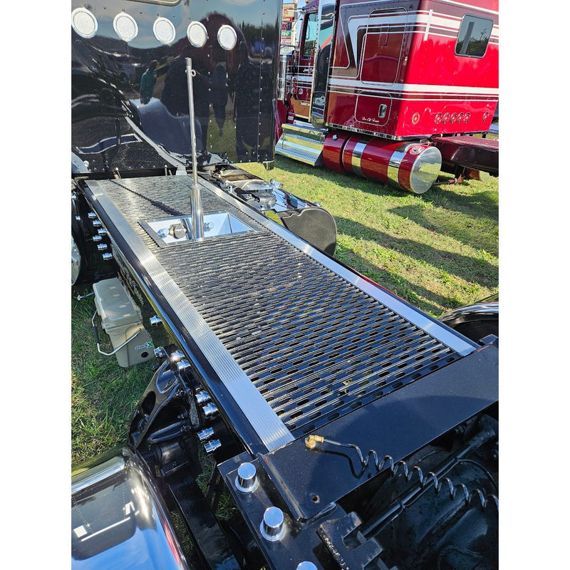 Merritt Flush Mount Universal Aluminum Deck Plates (Choose Size) DECK PLATE 30 1/4" x 18 1/2" #ME-442,30 1/4" x 28" #ME-443,30 1/4" x 37 1/2" #ME-444,30 1/4" x 46 3/4" #ME-445,30 1/4" x 56" #ME-446,30 1/4" x 65 1/4" #ME-447,301/4" x 74 1/2" #ME-448,84" #ME-449,93" #ME-4410,101" #ME-4411,111" #ME-4412,120.25"  #ME-4413,129.50"  #ME-4414,138.75"  #ME-4415,148"  #ME-4416,157.25"  #ME-4417 Dark Slate Gray