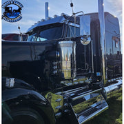 #14KW-L47646050CP Dynaflex Kenworth T800 OVER THE FRAME LEFT ELBOW exhaust elbow Dark Slate Gray