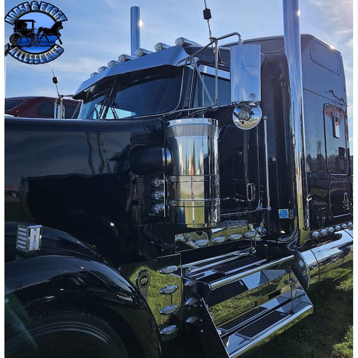 #14KW-L47646050CP Dynaflex Kenworth T800 OVER THE FRAME LEFT ELBOW exhaust elbow Dark Slate Gray