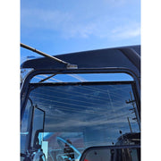 #40434 KENWORTH TOP OF DOOR TRIM 3" (CHOP LOOK) DAY-LIGHT DOOR POLISHED WINDOW CHOP TOP Dark Slate Gray