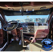 Iowa Customs Peterbilt (Kenworth T680, T880, W990) (Peterbilt 567, 579, 589) Visors (Mounts to Factory Visor Brackets) (Choose style) PETERBILT VISOR Ultra Cab / Bow Tie 14"x12",Ultra Cab / 12" Drop,Ultra Cab / 14" Drop,Flat Top Cab / Bow Tie 14"x12",Flat Top Cab / 12" Drop,Flat Top Cab / 14" Drop Dark Slate Gray