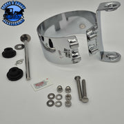 DP-50BJ-SAK7SCP-1 Peterbilt 589 (Short closer to cab) 7" Slider Exhaust Clamp EXHAUST CLAMP Dark Gray