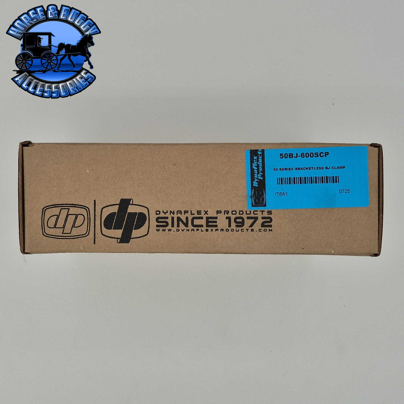 DP-50BJ-600SCP 6'' BRACKETLESS EXHAUST CLAMP Dark Gray