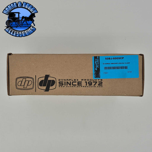 DP-50BJ-600SCP 6'' BRACKETLESS EXHAUST CLAMP Dark Gray