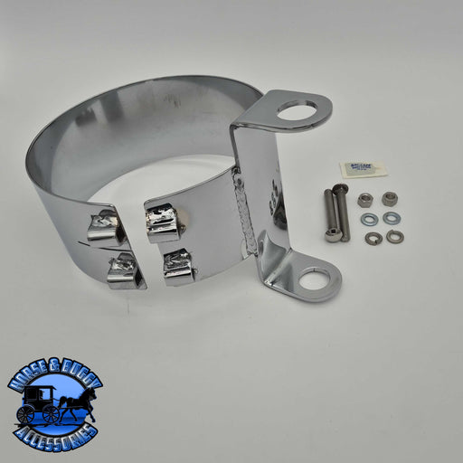 DP-50BJ-KWSS800SCP 8" EXHAUST CLAMP Dark Gray