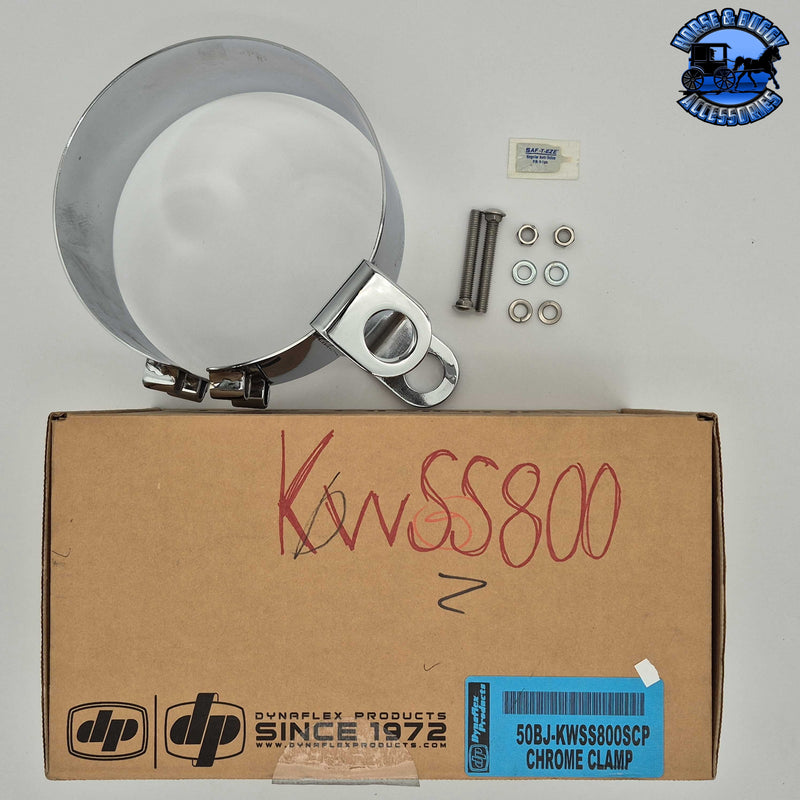 DP-50BJ-KWSS800SCP 8" EXHAUST CLAMP Dark Gray