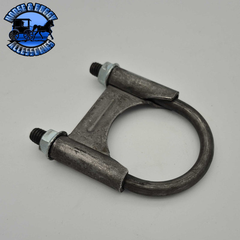 DP-47G-200 SADDLE CLAMP; GUILLOTINE SADDLE; ROUND UBOLT Dark Gray