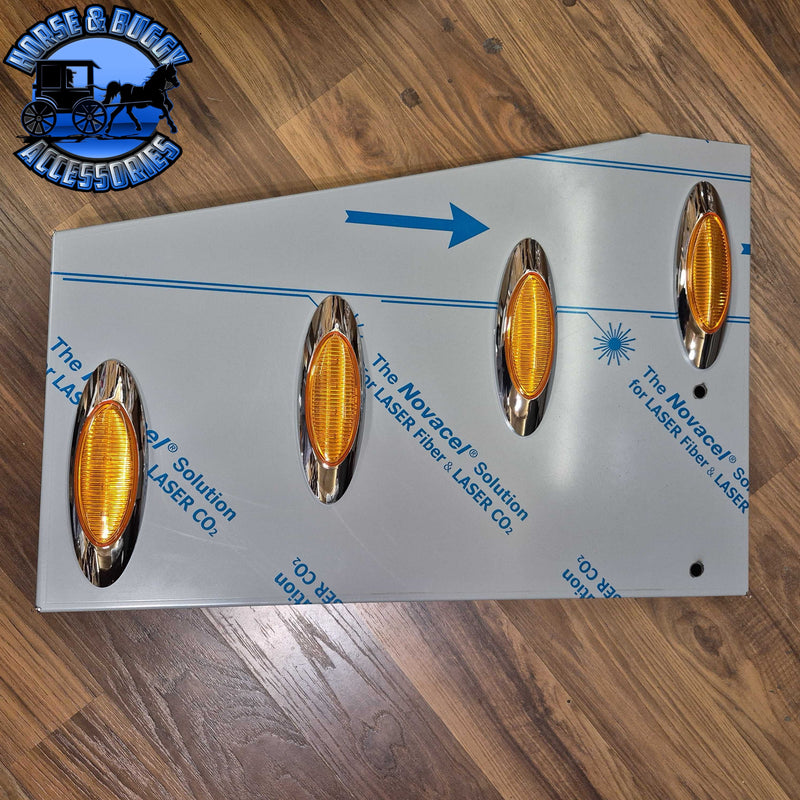 TP-1306 Peterbilt 379 Cowl Panel with 8 Slotted Light Holes