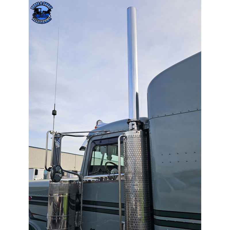 #24P-50060CP Dynaflex 5'' FLAT TOP EXHAUST STACK; 60 '' LONG