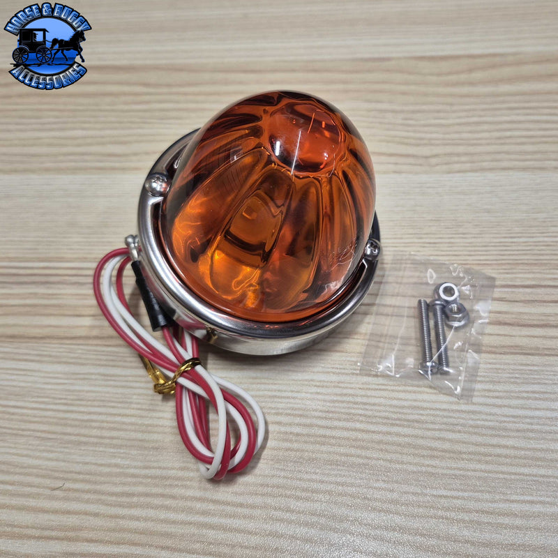 "Super Sealed" Twist Lock Watermelon Flush Mount Kit - 2 Wire 1156 (Choose Lens Color)