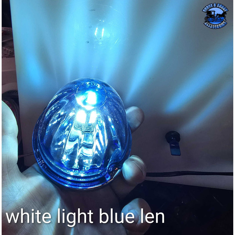 Clear Glass lens watermelon cab light with plastic housing (Includes hardware) (Choose bulb style)